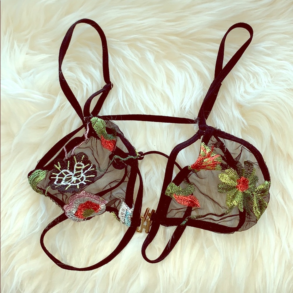 Flower bralette